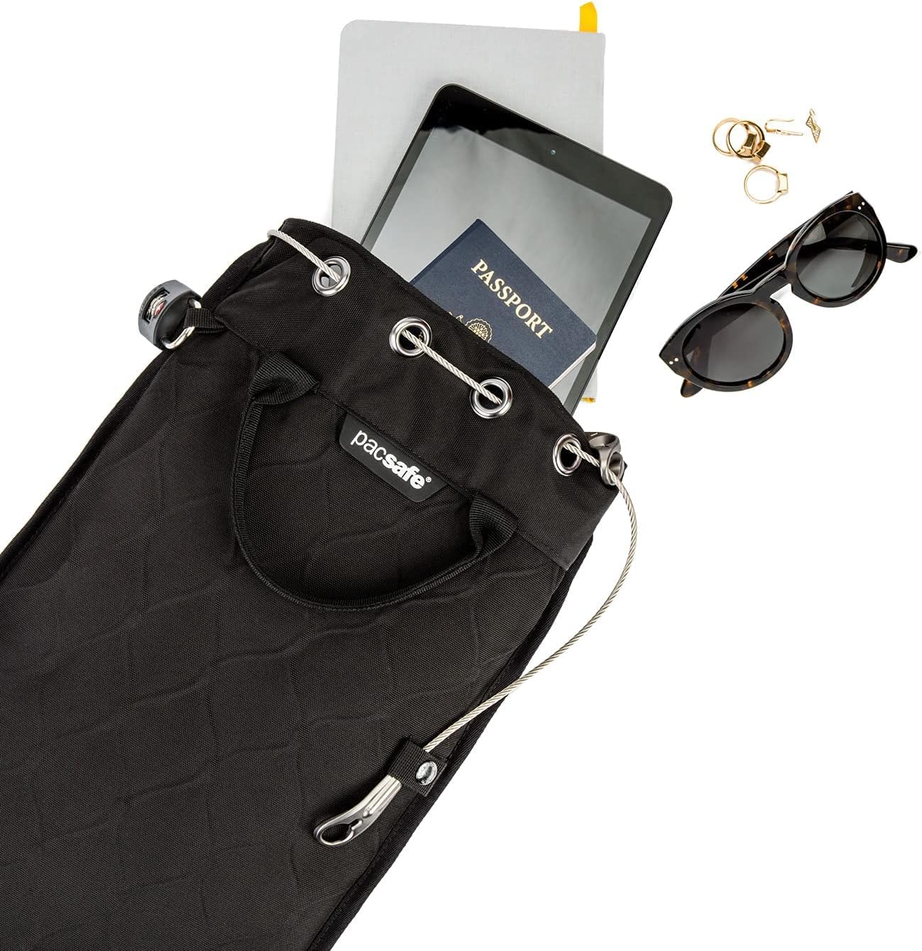Pacsafe Travelsafe Gii 5 Liter Portable Safe (Black) 5 Liter Black