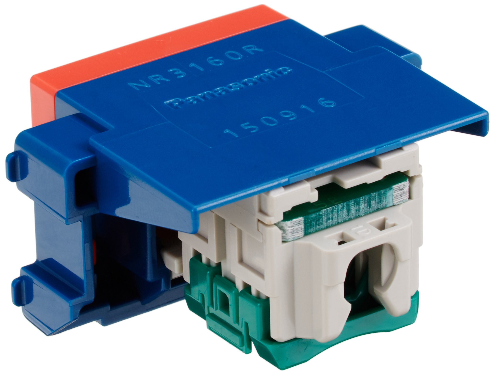 Amazon | パナソニック ぐっとすシリーズ CAT5Eモ ジュラ埋込 レッド