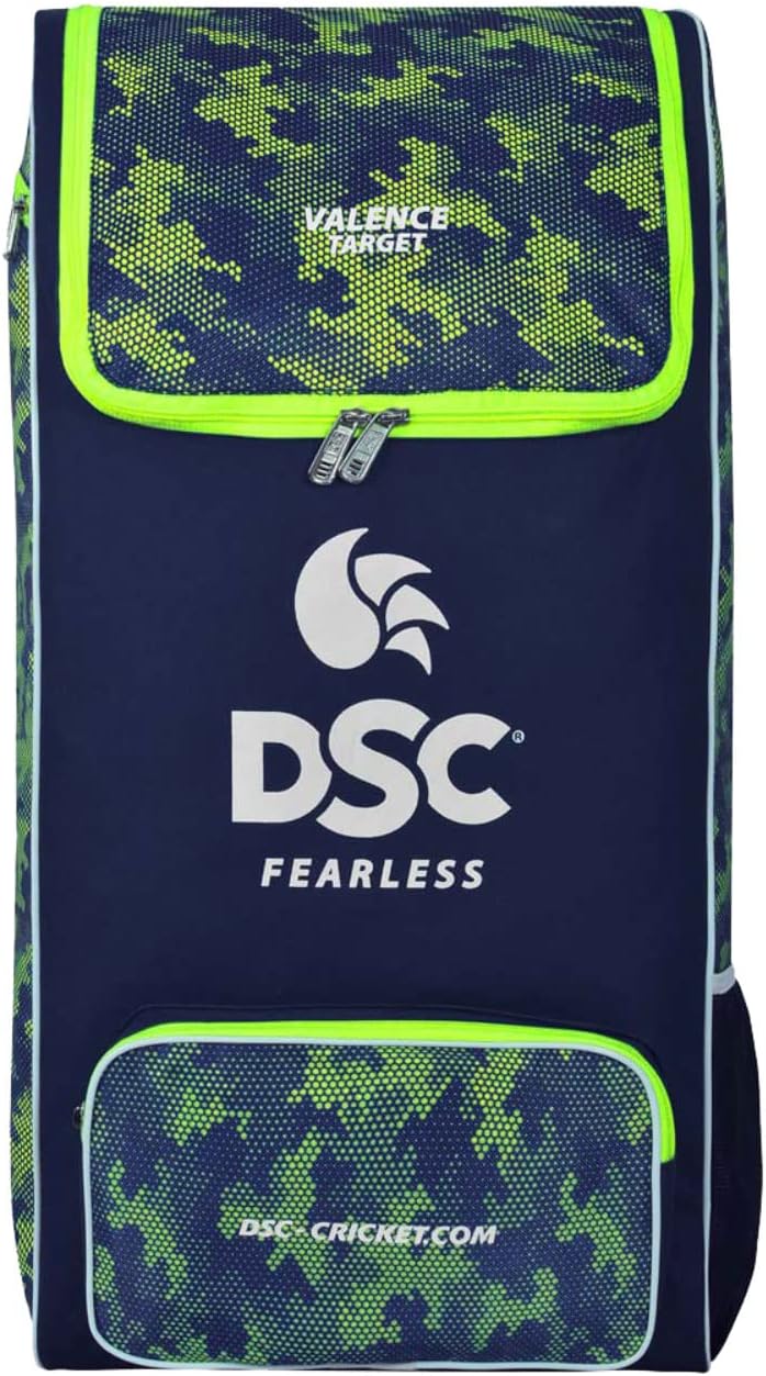 DSC Valence Target Cricket Bag (Black/Sea Green)