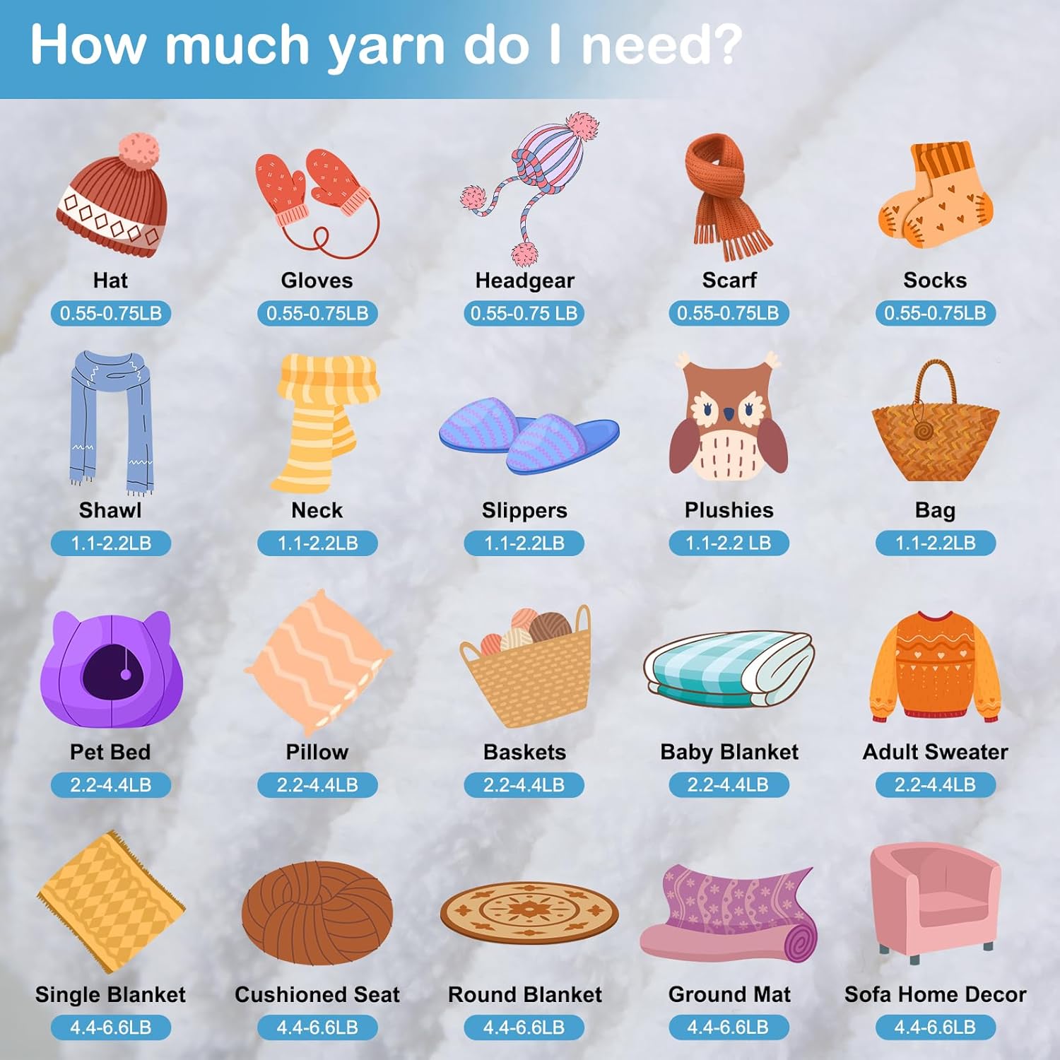 Chunky Chenille Yarn for Crocheting/Arm Knitting, Super Soft Jumbo Knit Blanket Yarn Red 2 Pack (32 yds, 8.5 oz Each Pack)