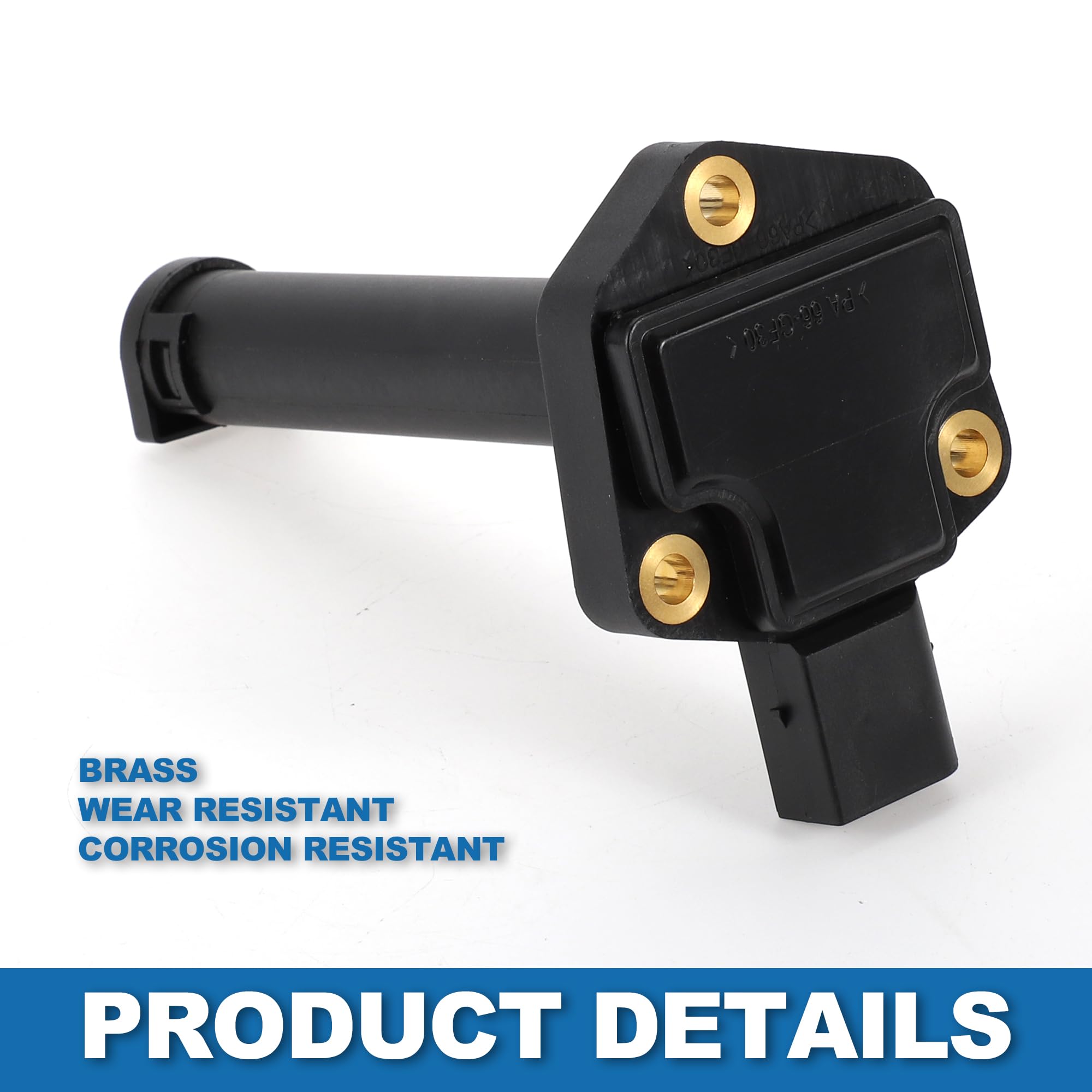 A ABSOPRO Sensor De Nivel De Aceite Del Motor No.12617607909 Sensor De Nivel De Aceite Para Bmw 525Xi E60 2006-2007 L6 3.0L Sedán Plástico Metal Negro