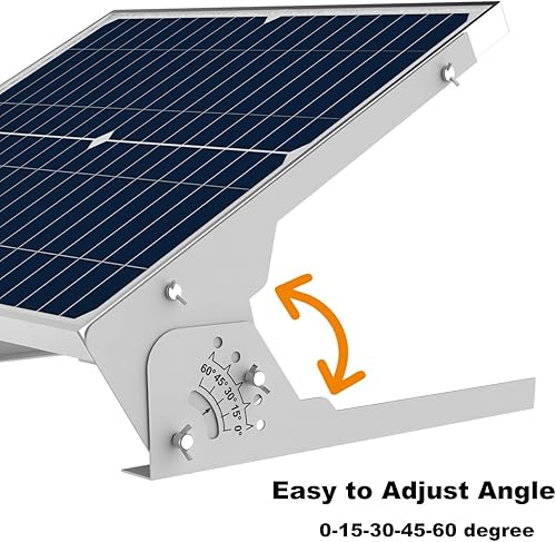 Miniatura 3 de SUNER POWE - Estantes ajustables para montaje en panel solar, soportes inclinables de montaje plegables para pared, techo, caravana y sistema solar