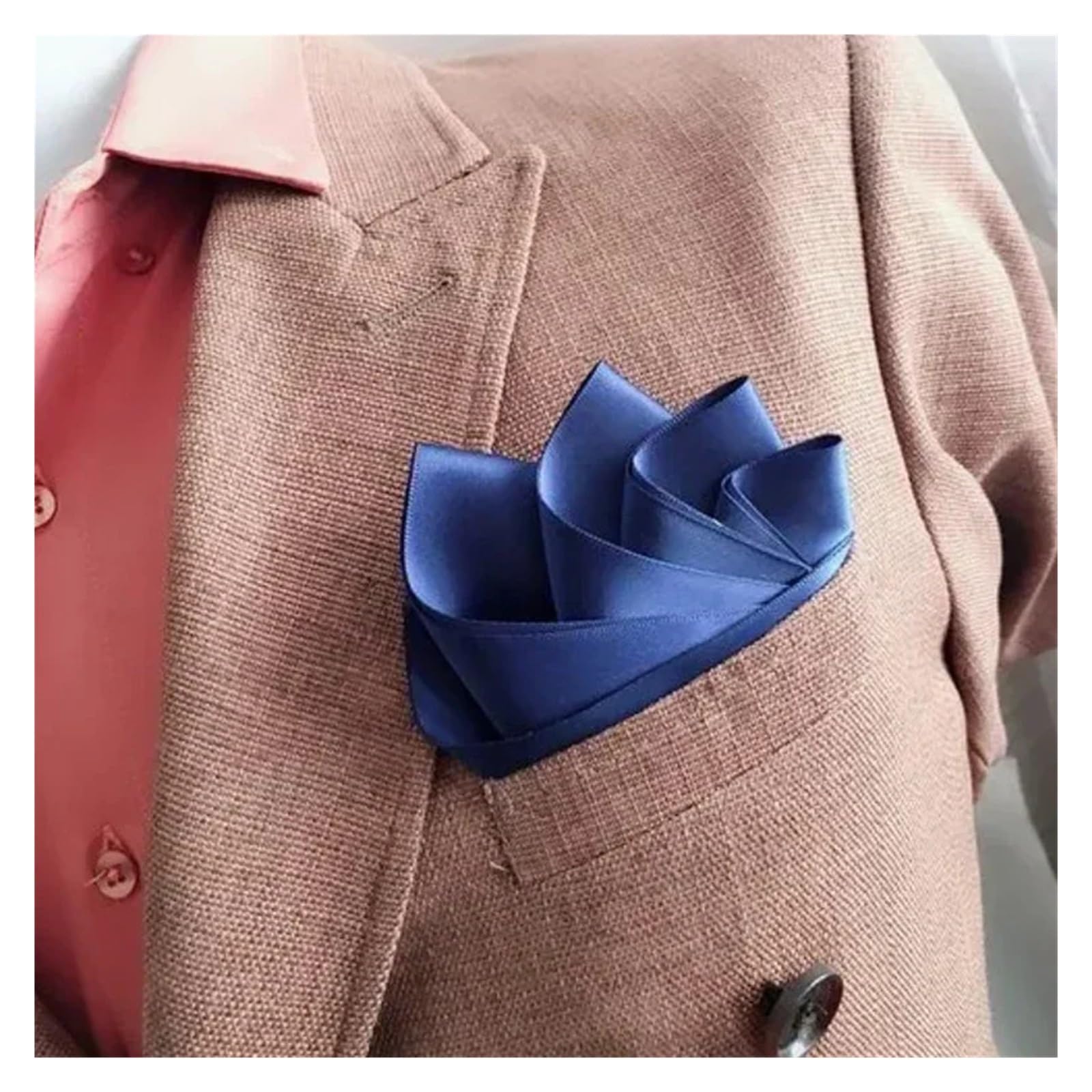 stofftaschentücher herren 1 x 35 cm großes, quadratisches Einstecktuch aus reiner Seide