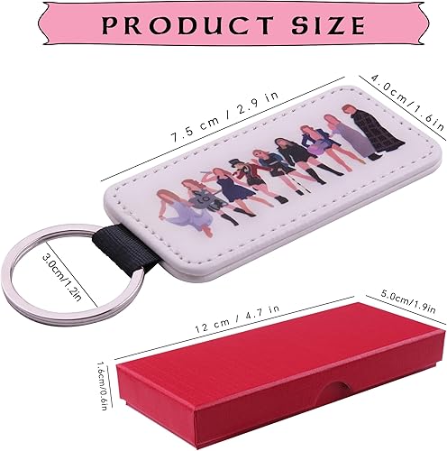 Miniatura 3 de Twogemy Taylor Inspired Keychain, Taylor Imaginative Keyring for Women Girls Gifts, Music Lover Keychains for Friends Daughter Sister, Beautiful