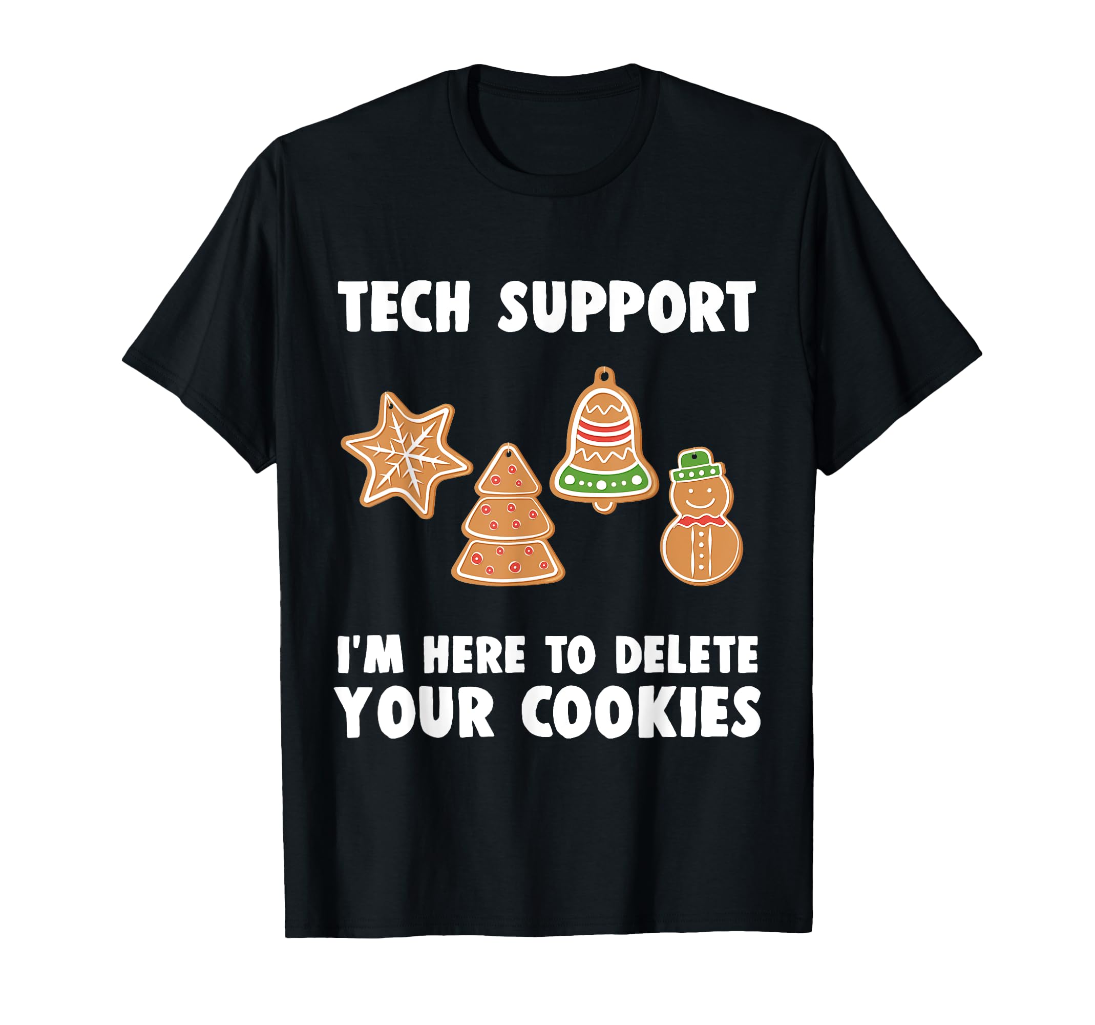 Funny Christmas Tech Support Shirt Computer Programmer Gift T-Shirt