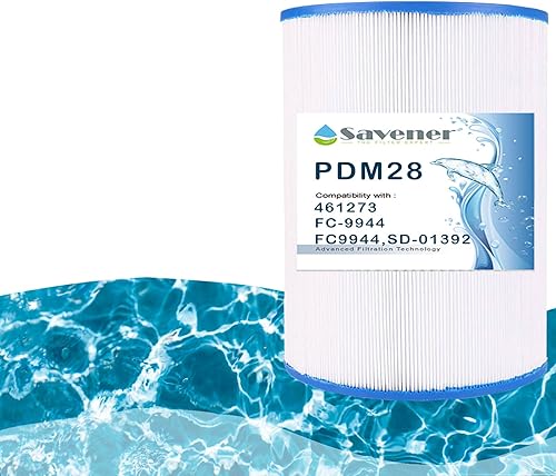PDM28 - Cartucho de filtro de spa de repuesto para filtro de spa Aqua Crest PDM28 461273, filtro de bañera de hidromasaje, cartuchos FC9944,
