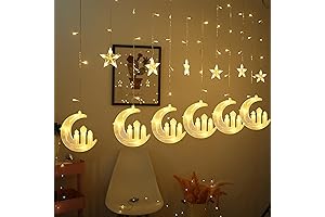 Dazzle Bright Moon Star and Fairy Tale Castle String Lights: Make Ramadan Sparkle and Shine