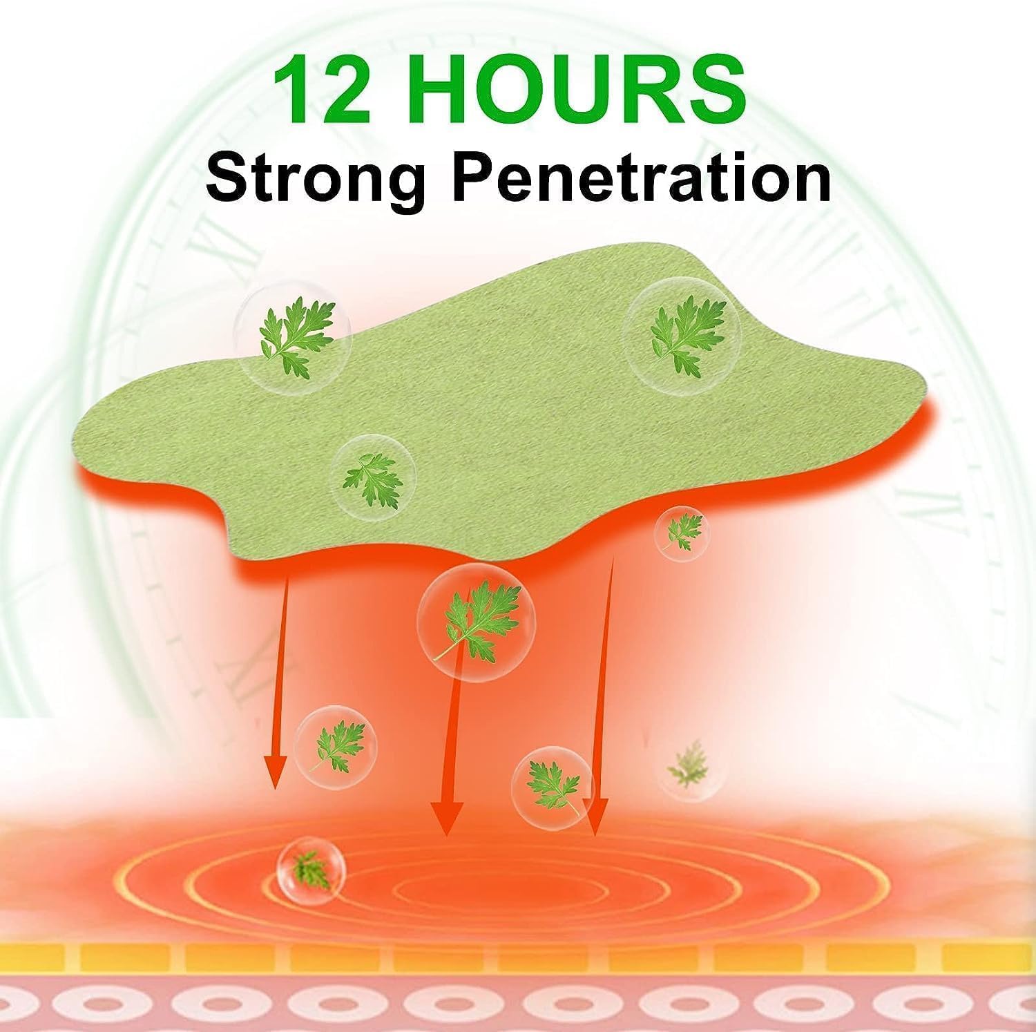 VIHLANATH Pain Relief Patches, Wormwood leaves Dried Ginger Camphor Borneol Natural Herbal Patches, Sticker 12-Hour Relief of Joint Pains Patch for Knee, Back, Neck, Shoulder Pain (SMALL, 2, count) 4 71jWTIV3caL. SL1500