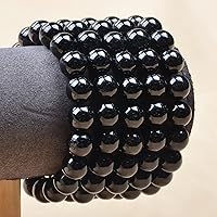 Vista 487 de MASSIVE BEADS Pulsera elástica de yoga hecha a mano con piedra natural, cristal curativo, energía, regalos para adultos unisex de 0.157 in, 0.236