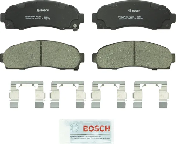 BOSCH BC913 QuietCast Premium Ceramic Disc Brake Pad Set - Compatible with Select Chevrolet Equinox; Pontiac Torrent; Saturn Vue; FRONT