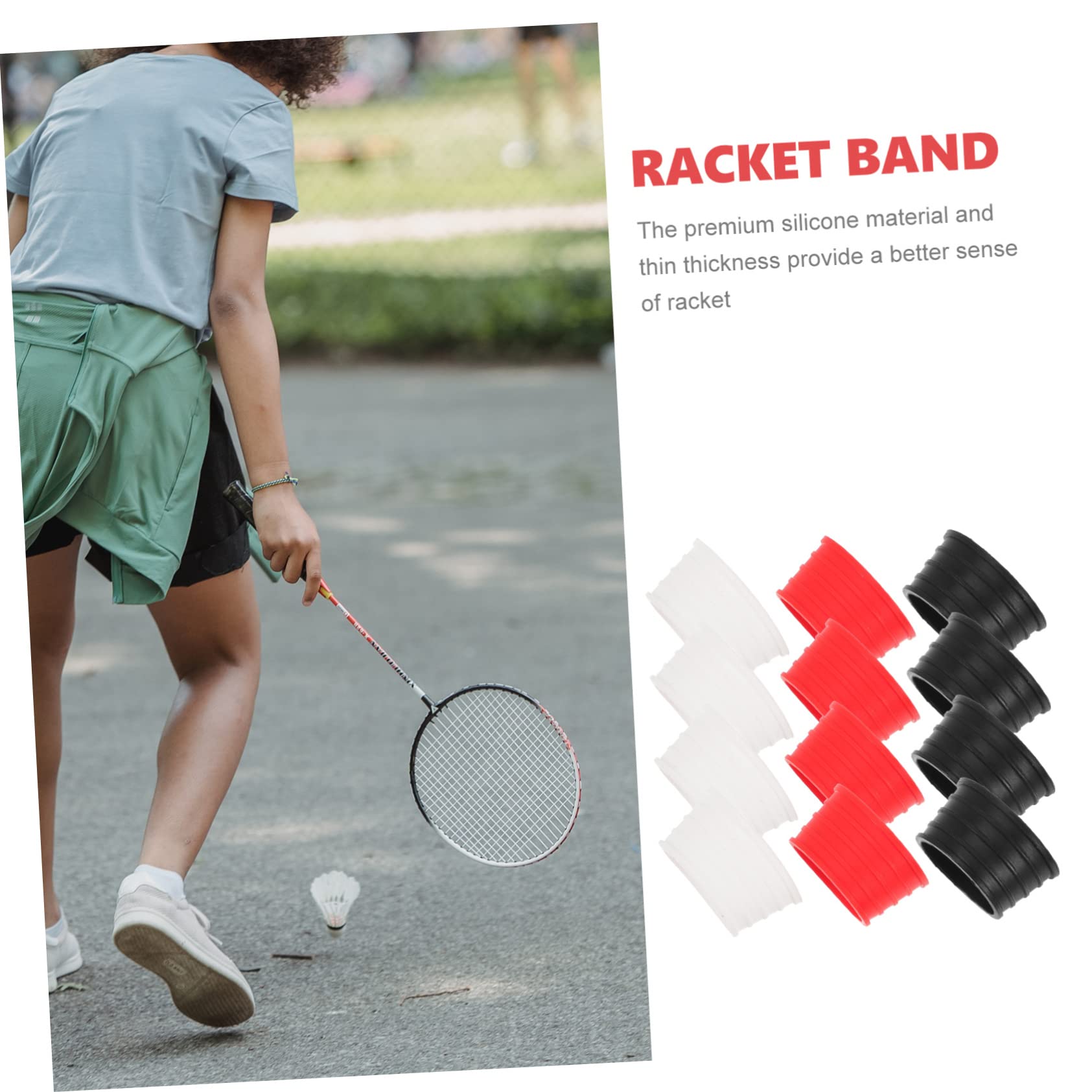 Toyvian Tennis Griffbänder Racket Ringe rutschfeste Overgrip Bänder Für Badminton Und Tennisschläger Schweißabsorbierend Und Langlebig