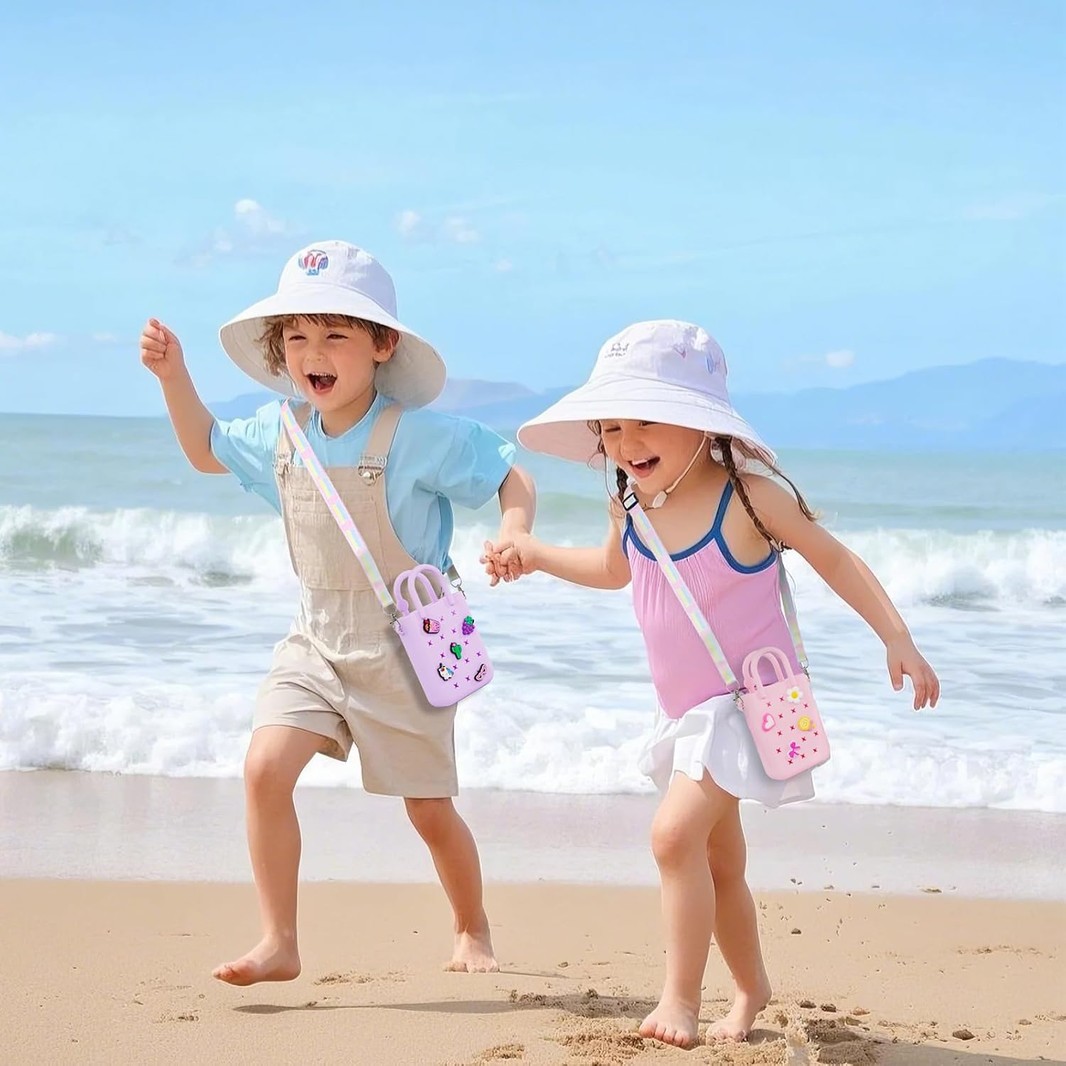 Silicone Hole Handbag Toddler Purse With Adjustable Shoulder Strap Can Be Diy Decoration, Girls Birthday Gift - Image 3