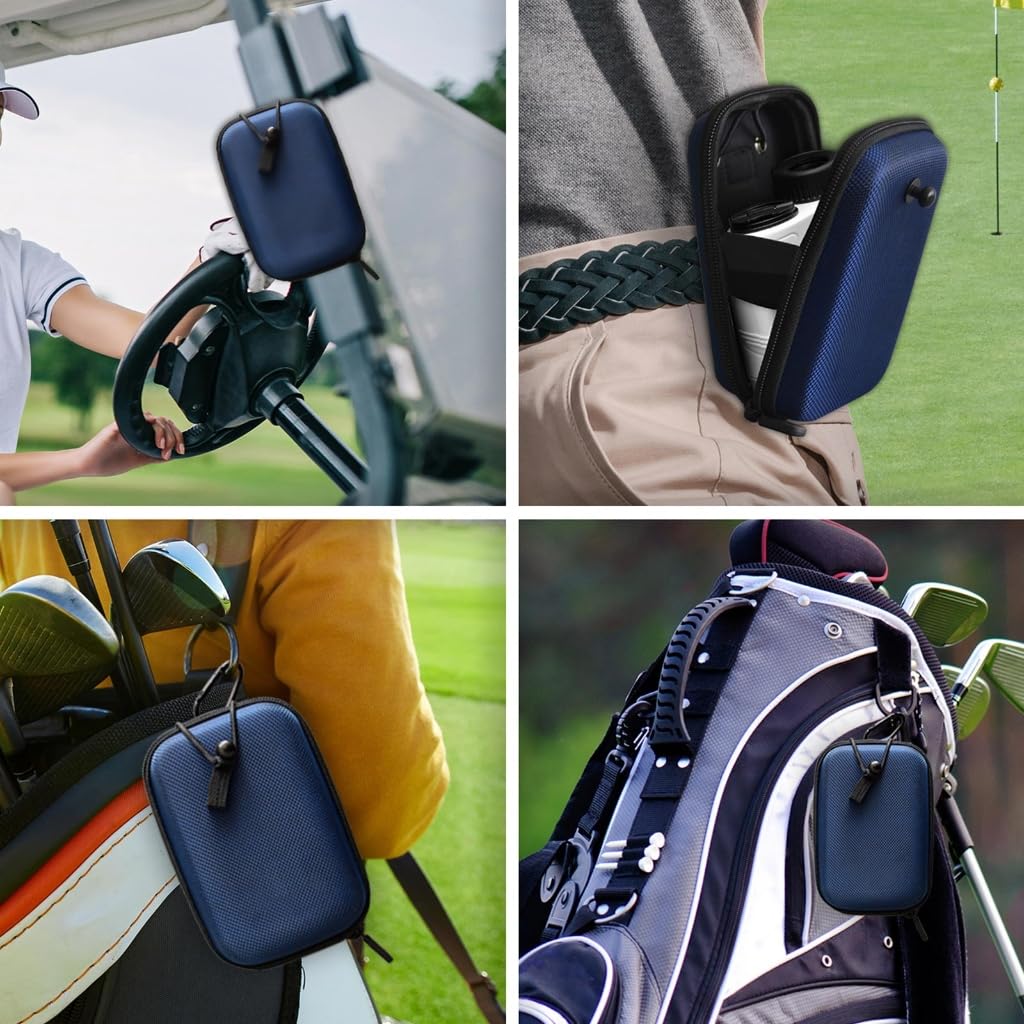 Entfernungsmesser Tasche Hartschalen Entfernungsmesser Entfernungsmesser Tragetasche mit Karabiner Gürtelclip für die meisten Marken, Normaler Stil
