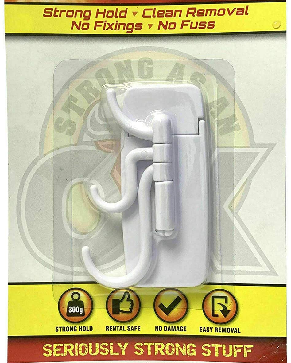 Paulstore Strong As An Ox Smart Hooks 3-In-1 Multi-Purpose Adhesive Strong Hold Removal
