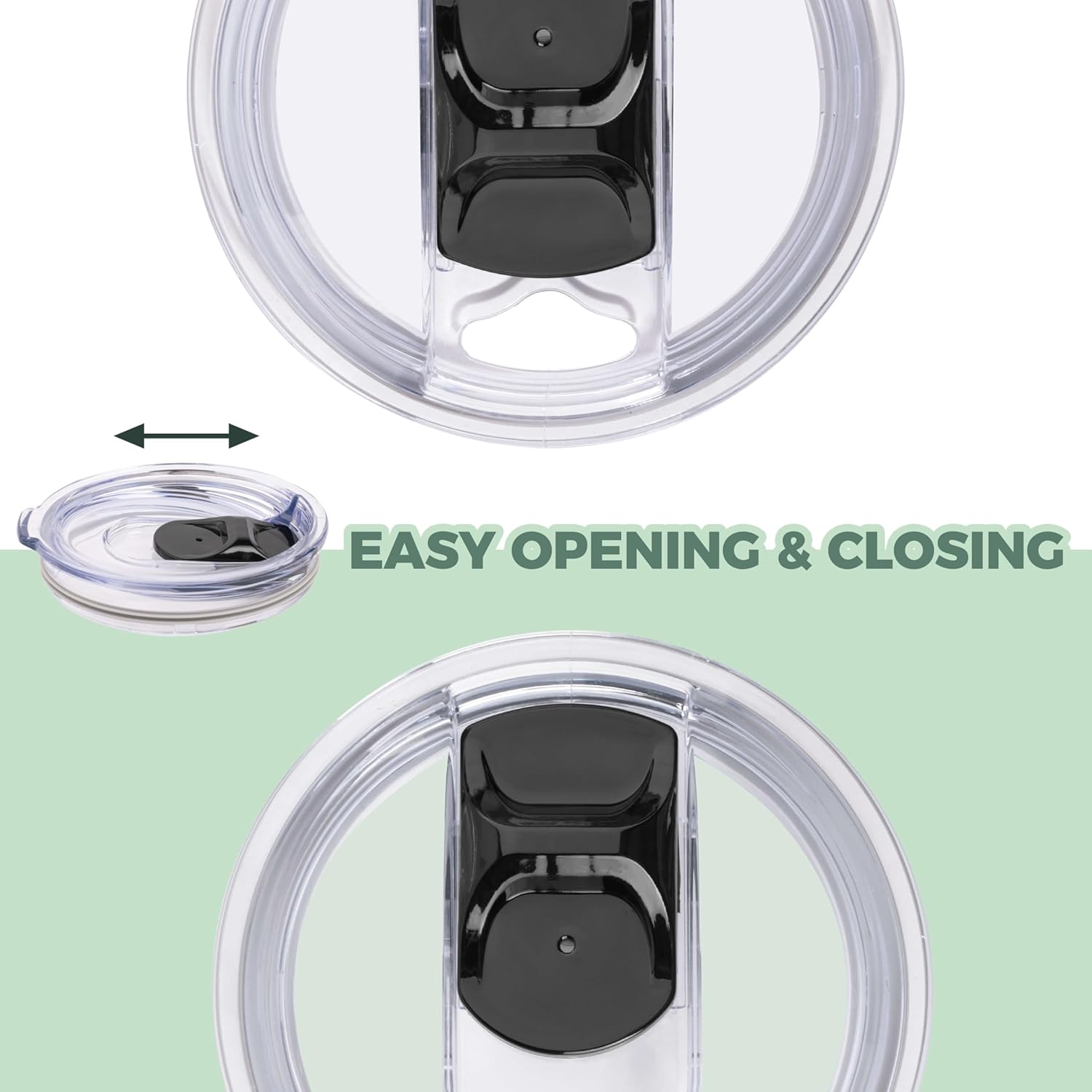 14 Oz Stainless Steel Green Coffee Mug with Handle and Lid – Double Wall Thermal Coffee Cup – Dishwasher Safe Insulated Tumbler Keeps Drinks Hot & Cold – For Home, Office, Travel - Image 5