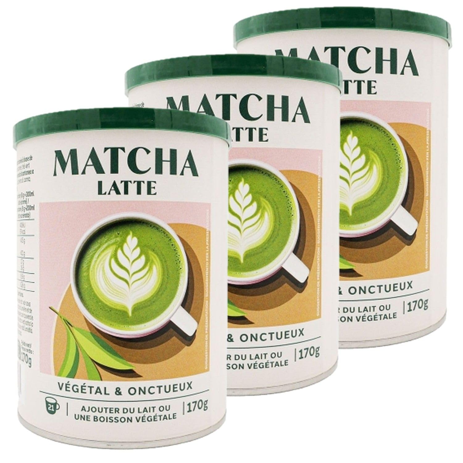 Lot 3x Matcha latte - Boîte 170g