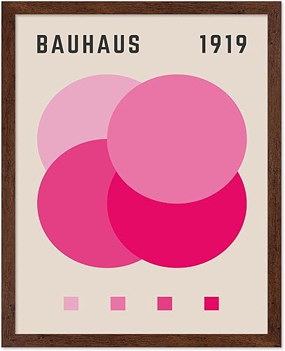 Miniatura 59 de Monem Art Bauhaus Póster – Impresión de sol de California – Arte de círculos arcoíris – Arte geométrico – Arte bohemio chic – Arte moderno de