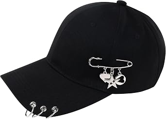 Unisex Metallic Shiny Baseball Cap Punk Hip Hop Strapback Hats Dad Hat Visor Sports Hat