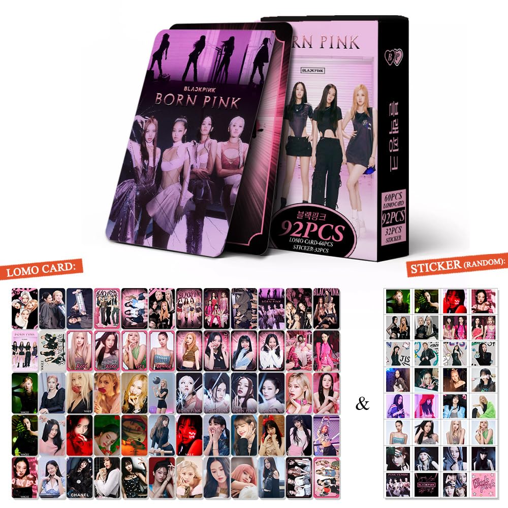 Blackpink Lomo Cards 55 cartes photo BP Born PINK New Album Cartes BP