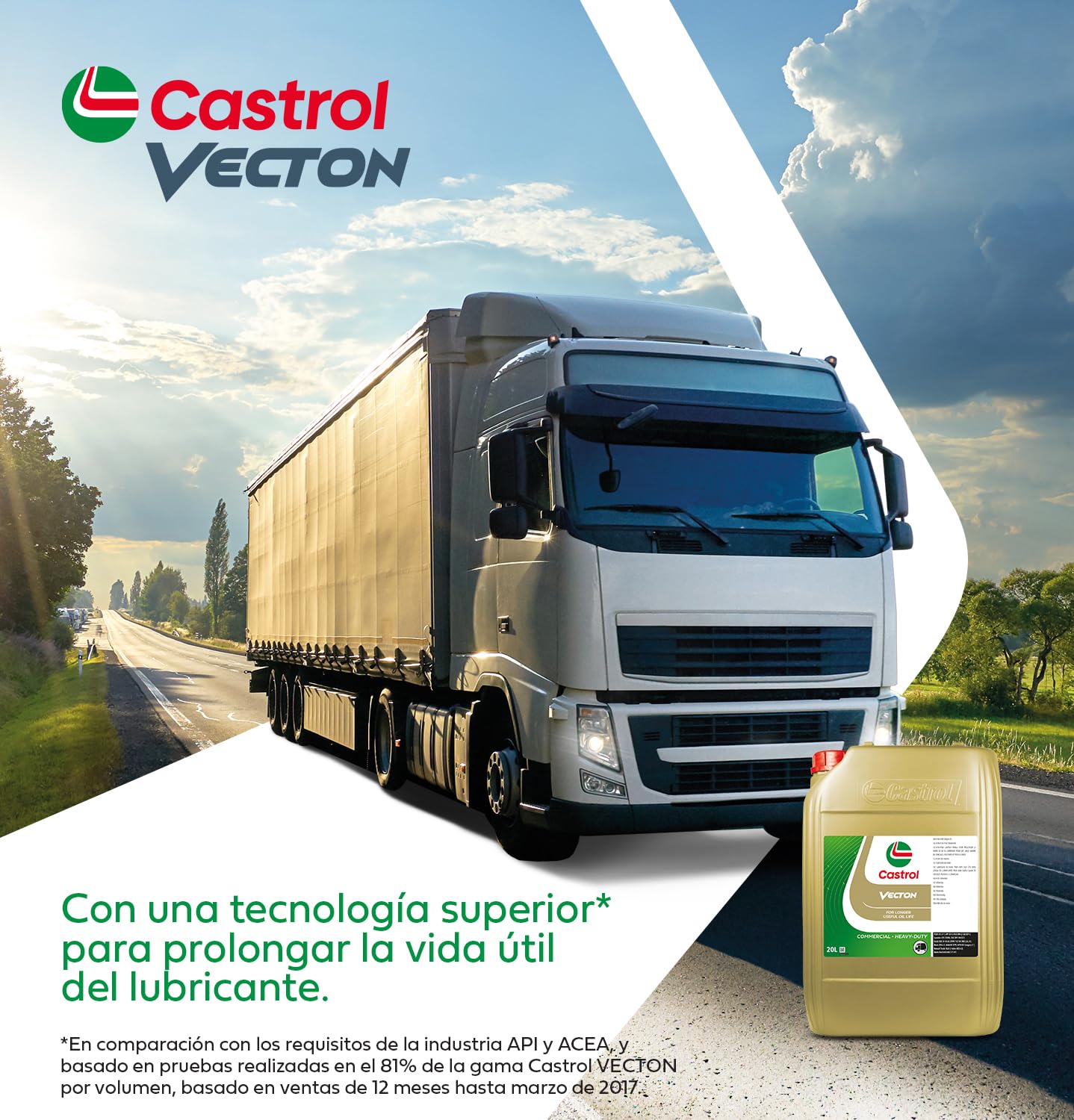 Vecton 15W-40 CK-4/E9 Aceite de Motor 5L