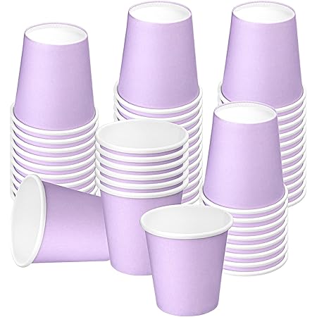Amazon.com: 50 Pack 3oz Paper Cups, Bathroom Cups Disposable,Moushwash ...
