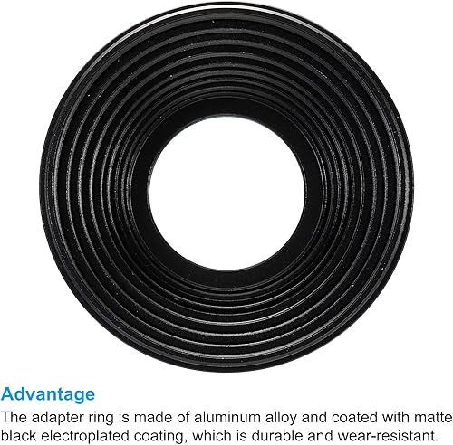 Miniatura 4 de PATIKIL Juego de anillos reductores, 9 unidades de 1.929-1.457 in, 2.047-1.929 in, 2.165-2.047 in, 2.283-2.165 in, 2.441-2.283 in, 2.638-2.441 in,