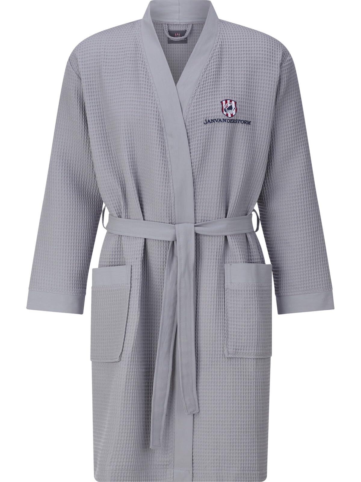 JAN VANDERSTORM Bademantel ARETTI Gr. 4XL, grau