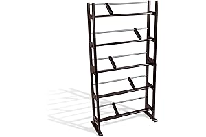 Atlantic Element Media Storage Rack: Your Haven for DVDs or CDs
