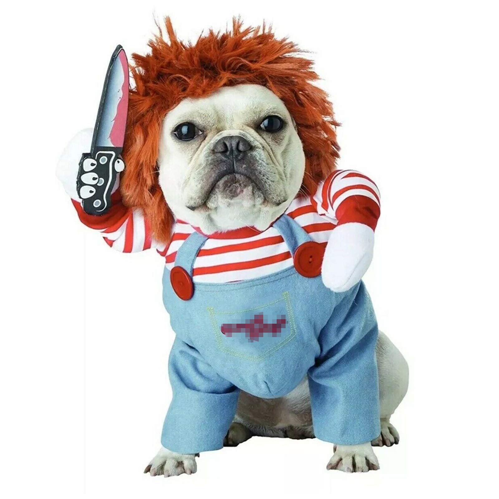 新品未使用　犬　ドッグ　ダウン　コスプレ Amazon | 致命的な人形犬のコスチューム犬の衣装ペット服小さな