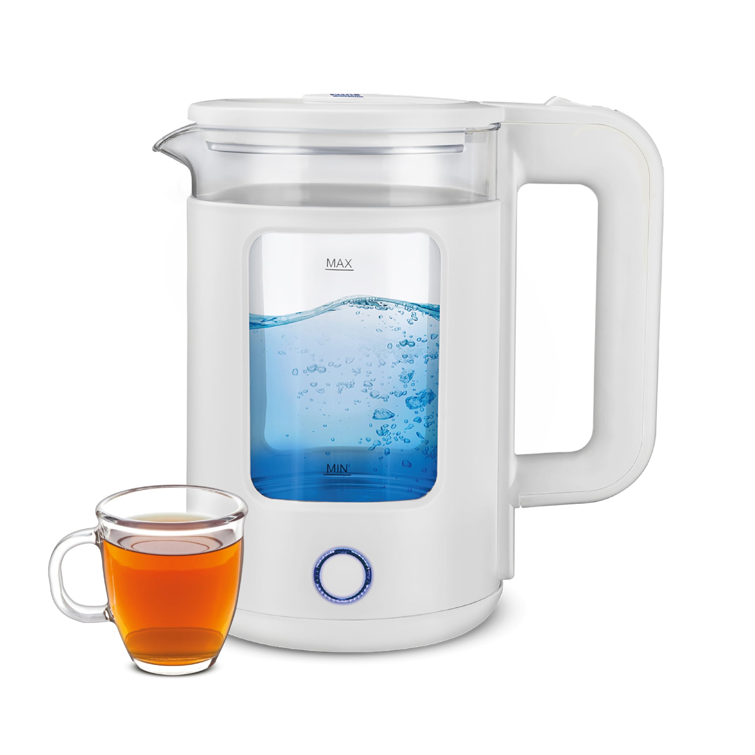 KENT Cool Touch Glass Kettle - 1.8L, 1500W -1
