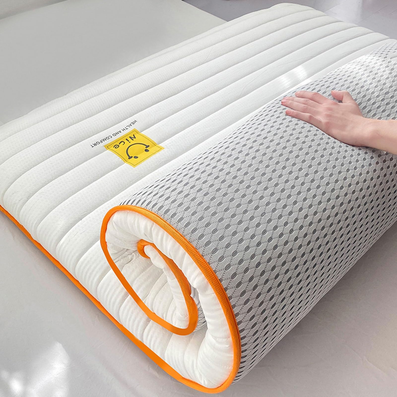 Materasso Futon Pieghevole Giapponese - Singolo, Traspirante E Antiscivolo Per Pavimento O Divano Letto - Foto 2