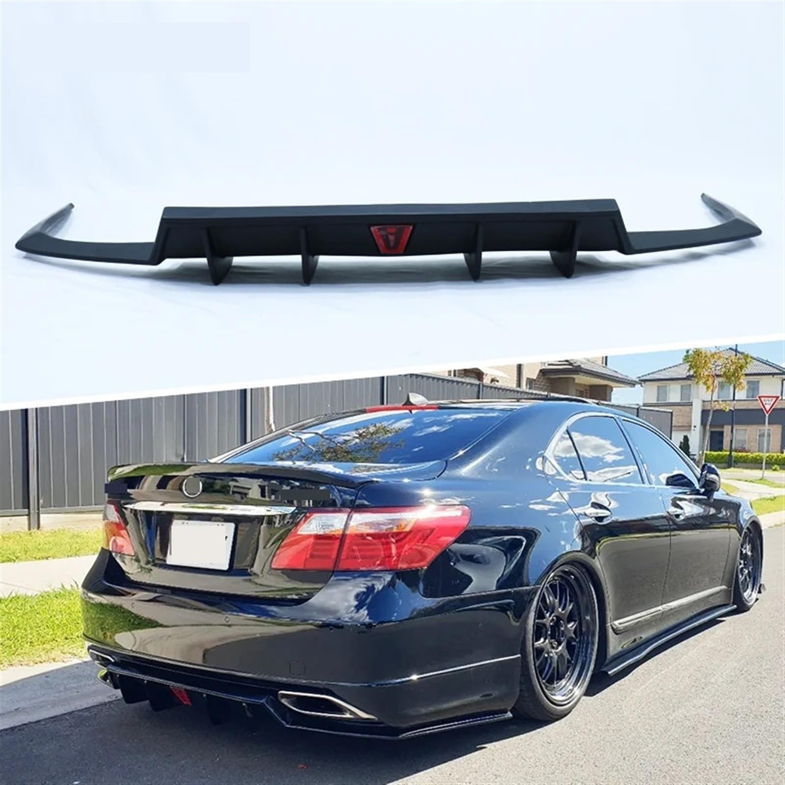 LS460後期　リアバンパー ディフューザー Amazon | LS460 リアバンパーディフューザーリップ レクサス LS460 車