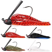 Swim Jig Bass Fishing Lures with Silicone Skirt&Weed Guard