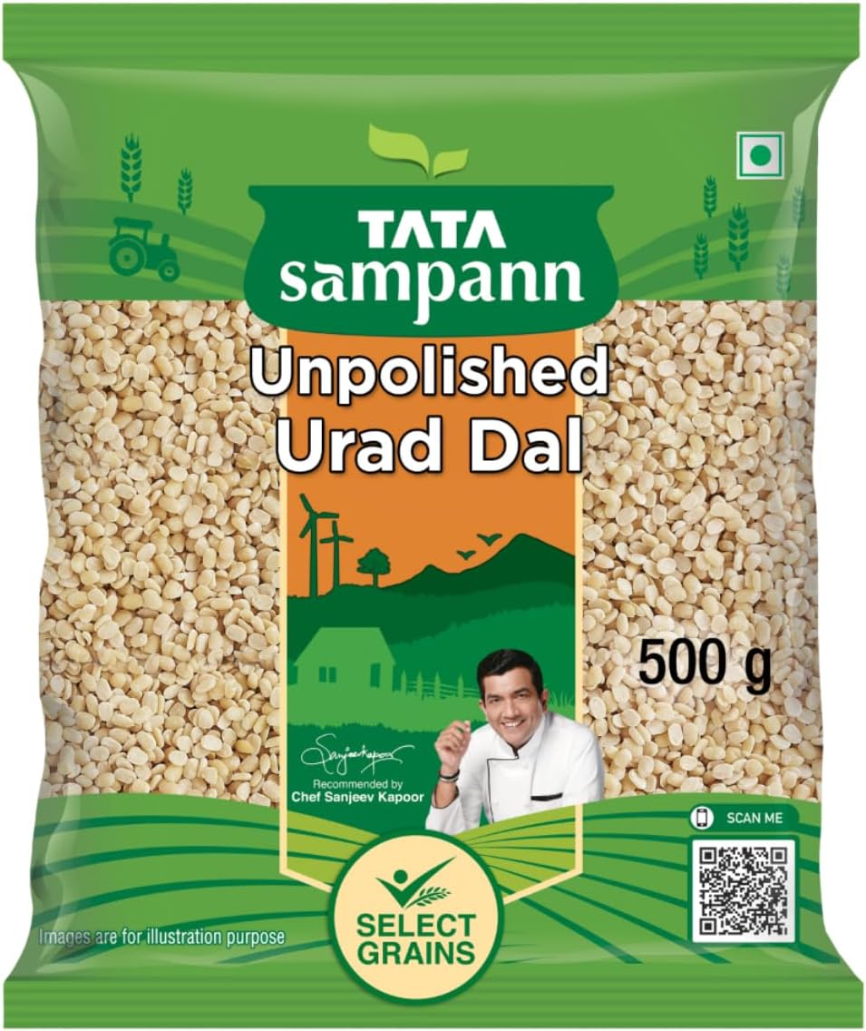 Tata Sampann Unpolished Urad Dal (Split), 500gram