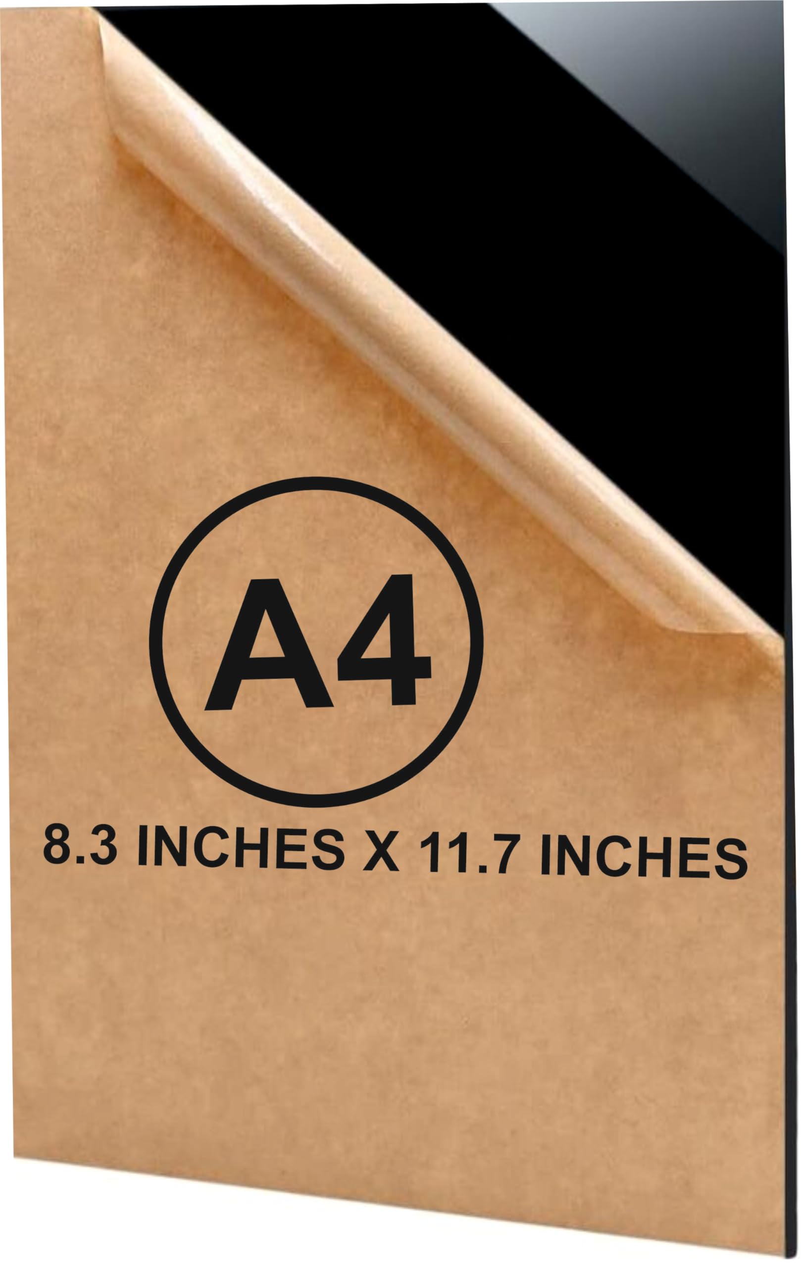 NEILL Black Acrylic Sheets, A4 Size (8.3" X 11.7"), 3mm Thickness, Pack of 1 pc, Black, Suitable for Painting, Handicrafts, DIY Projects, Signage, Photo Frame, Craft, Aquarium, Display-image-28