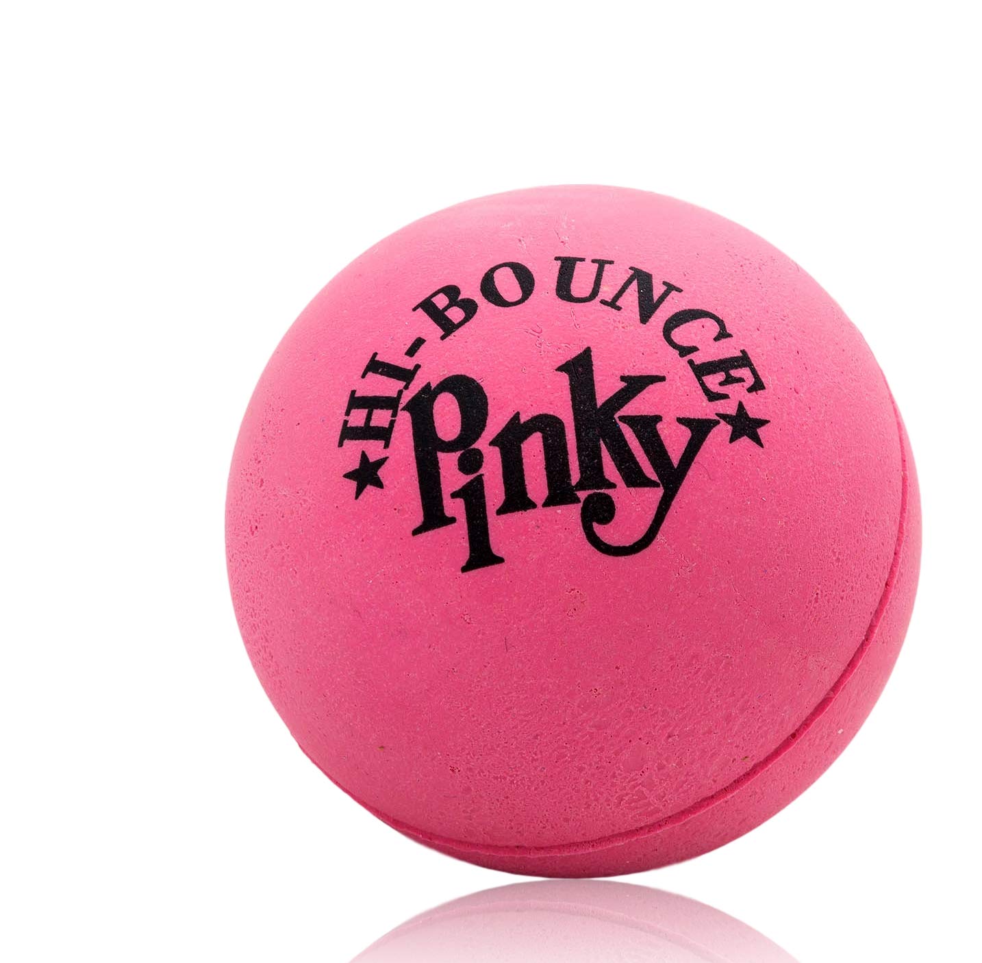 JARU Pinky Ball (2 Pack) 2.6" Hi Solid Super Bounce Large Pink Rubber