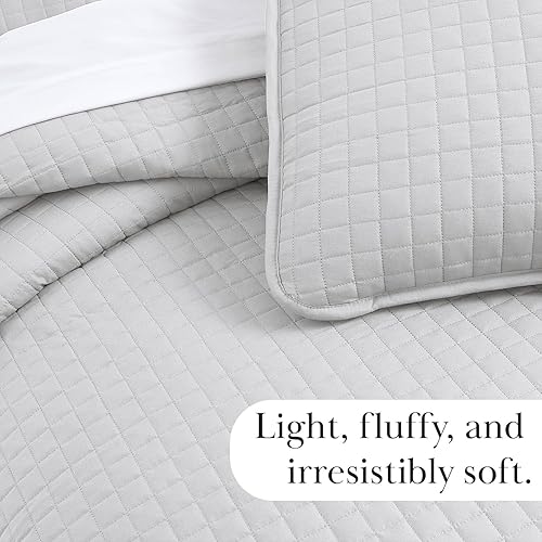 Vista 24 de Southshore Fine Living, Inc. - Juego de edredón de microfibra cepillada suave, cubrecama resistente a manchas y pelo de mascotas, con funda de 02