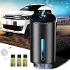 Smart Car Air Freshener Diffuser, Smart Car Air Freshener with Three Adjustable, Aromatizante para Carro Inteligente, Intelligent Car Aroma G Blue Wind Chime-Classic Floral
