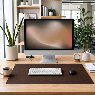 Yuhijoy Brown Desk Mat