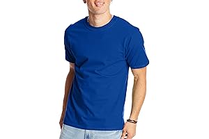Royal Blue Shirts: Men's Beefy-T Heavyweight Crewnecks for Comfort and Style