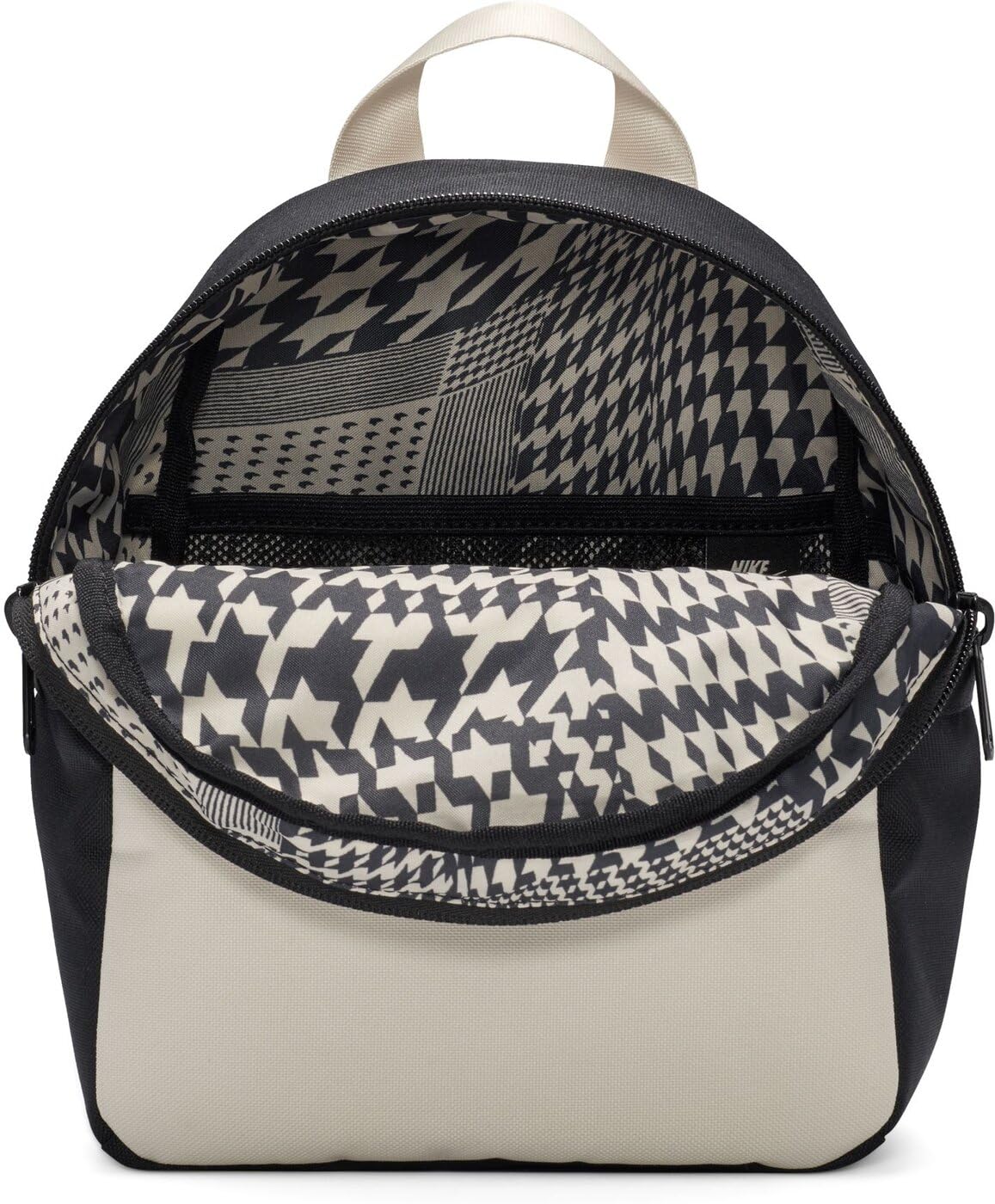 Nike Plecak damski W Nsw Futura Mini Bkpk - Plaid, Black/Lt Orewood Brn/Black, FB2859-010, MISC, Black/Lt Orewood Brn/Black, 6, sport