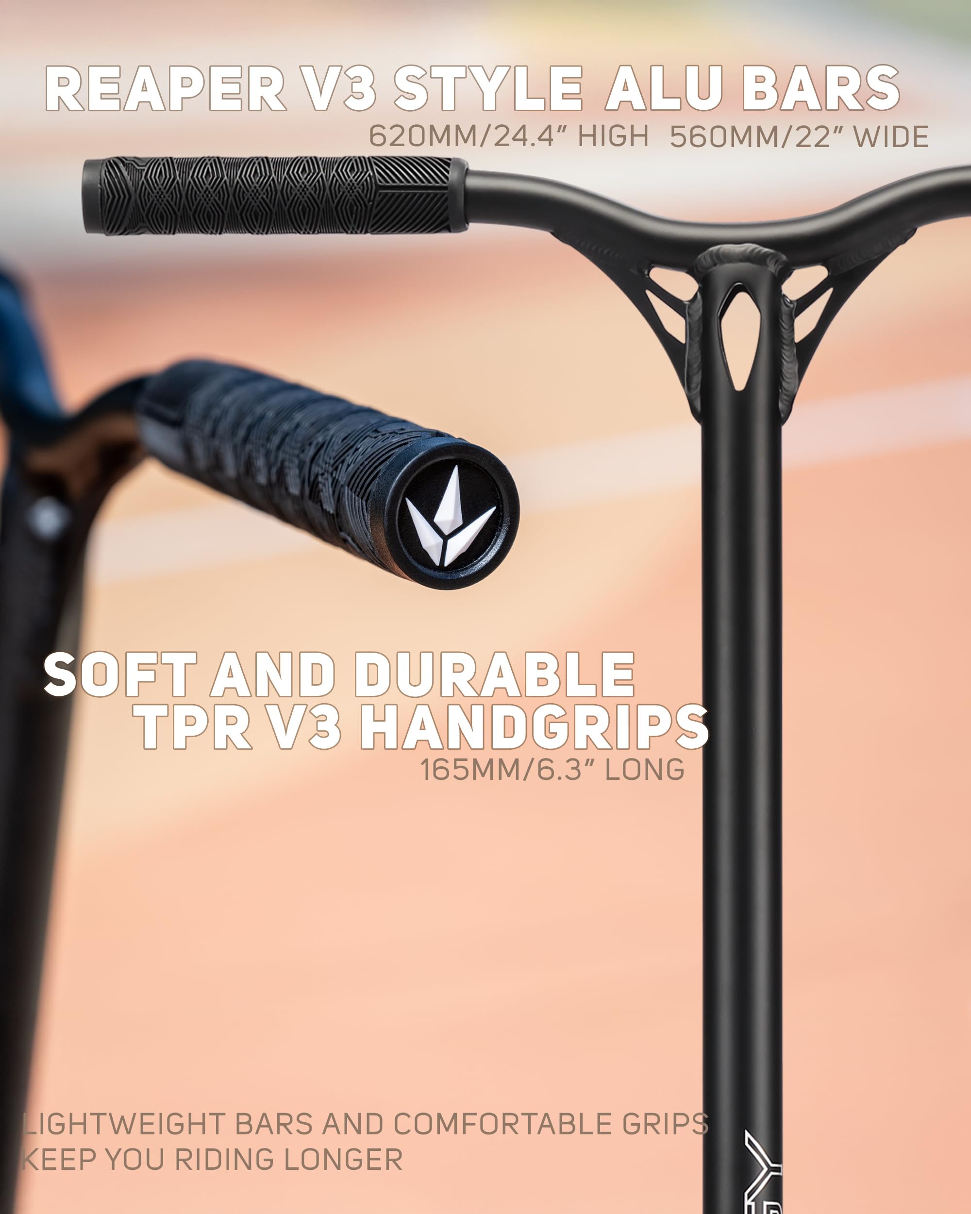 Envy Scooters Prodigy X Pro Trottinette haute performance fabriquée à partir de pièces de niveau professionnel - Trottinette freestyle parfaite pour tous les niveaux de compétence