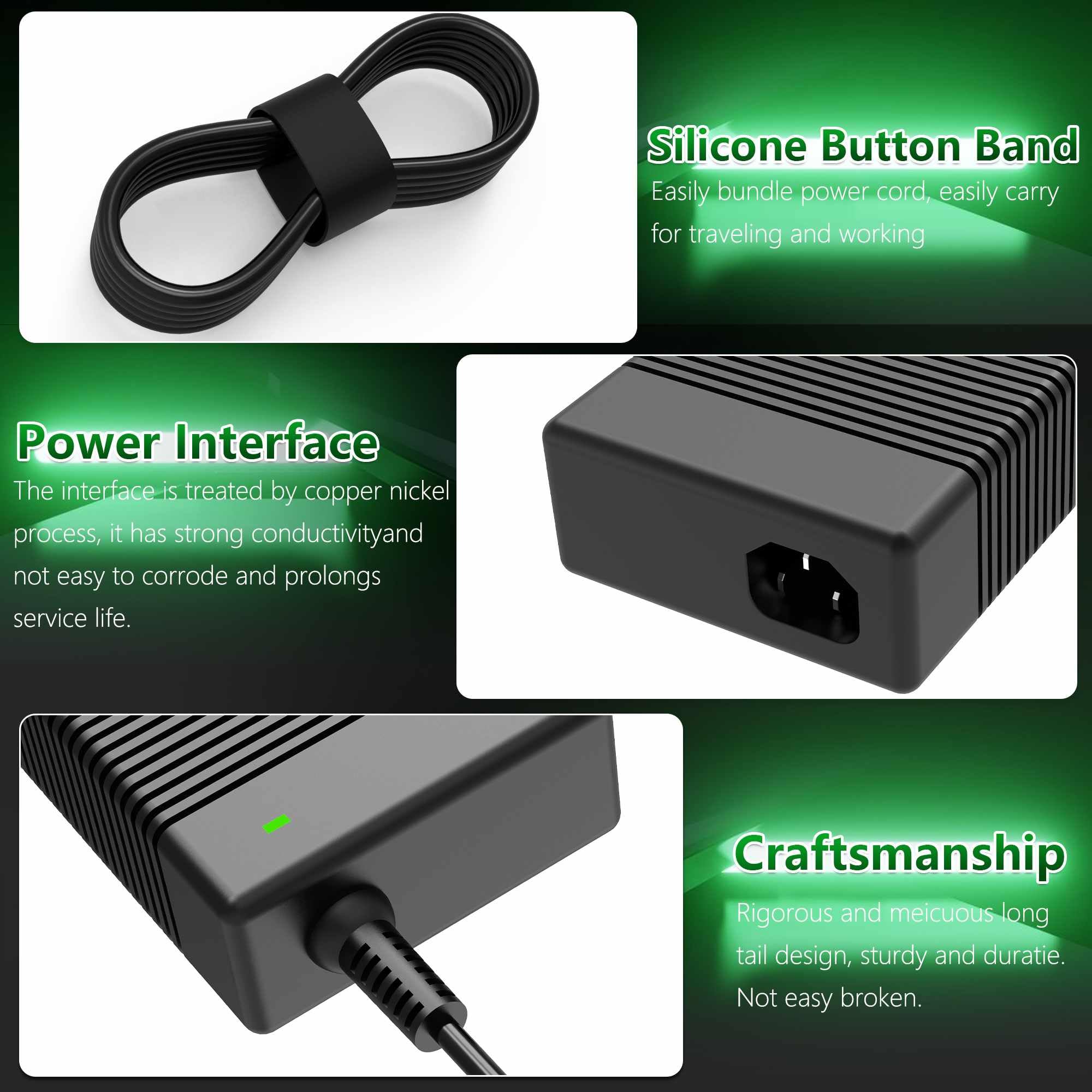 Amazon.com: 360W 18.46A 19.5V DA360PM230 AC Charger for Dell
