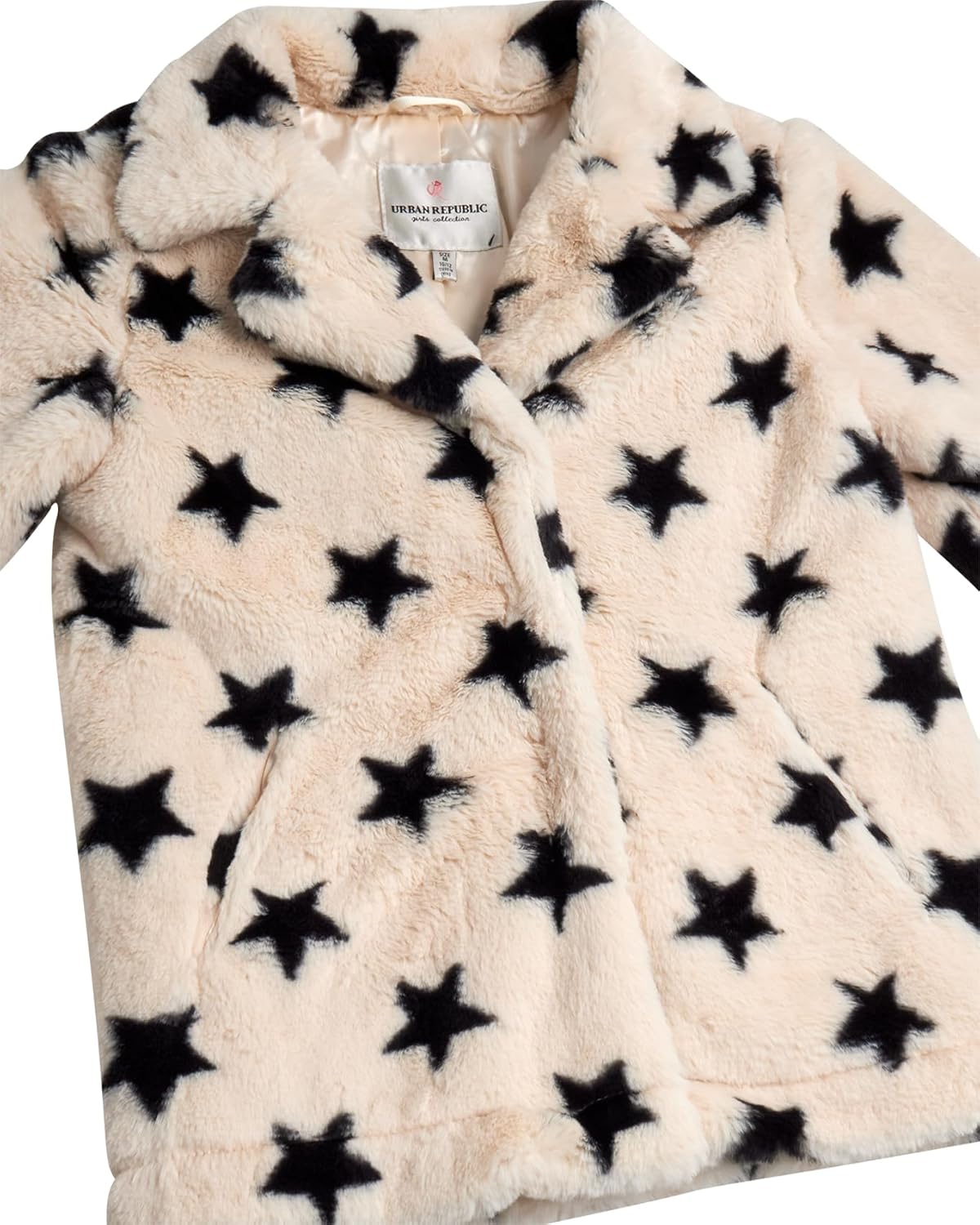 URBAN REPUBLIC Girls Jacket - Warm Long Length Plush Ultra Soft Faux Fur Jacket Teddy Coat for Girls (Sizes 7-16) - Image 4