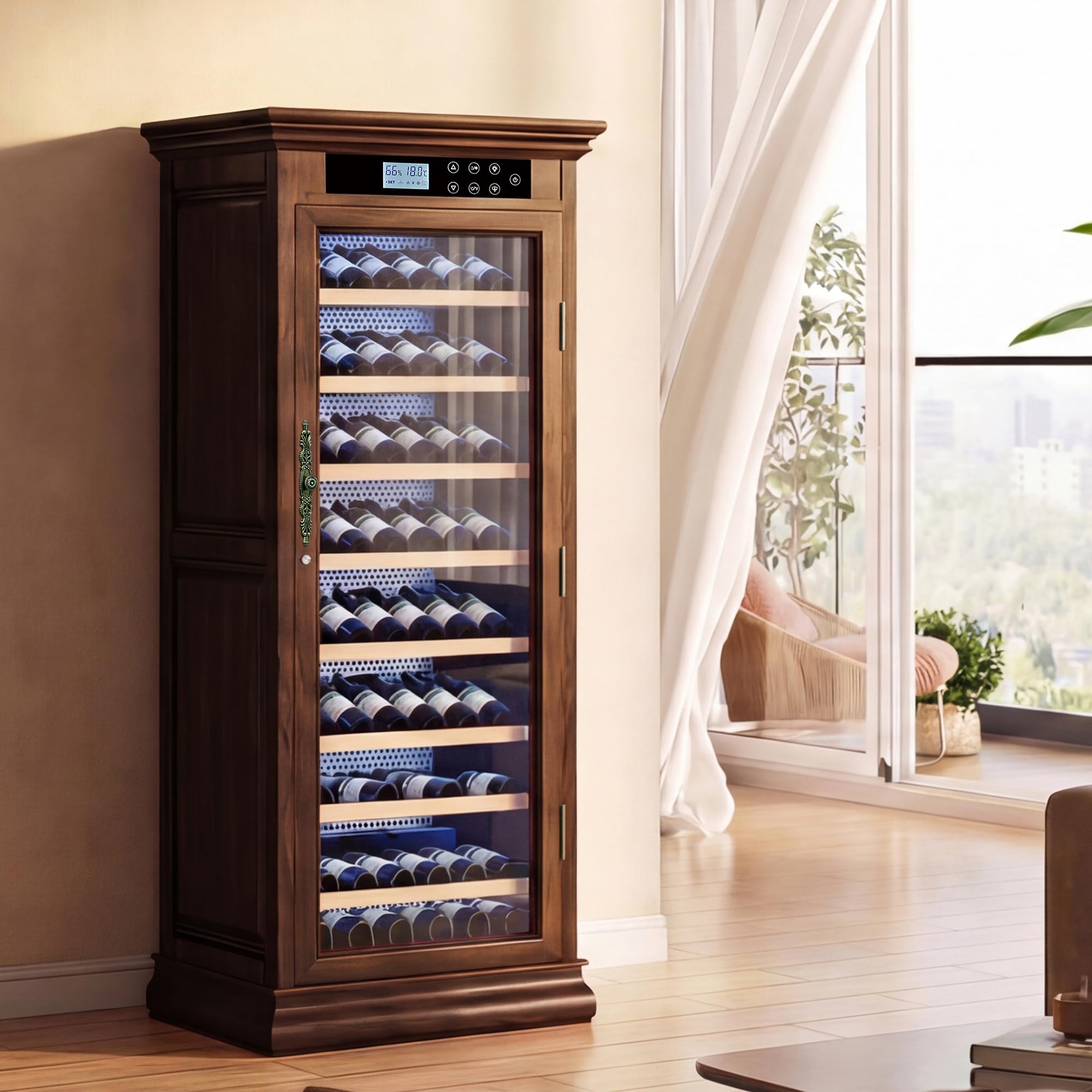 DOPERFE SDAEW1 Wine Cooler Walnut