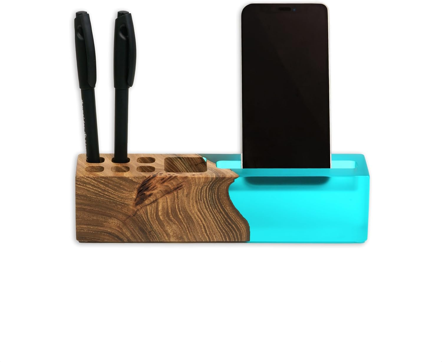 OrbitDesk – Desktop Pen Holder with Phone Stand, Multi-Compartment