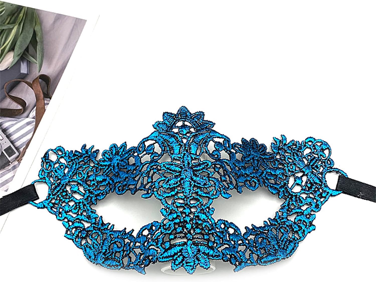 hejhncii Elegant Costume Decoration Soft Masquerades Face Half Face Decorations Adult Makeup