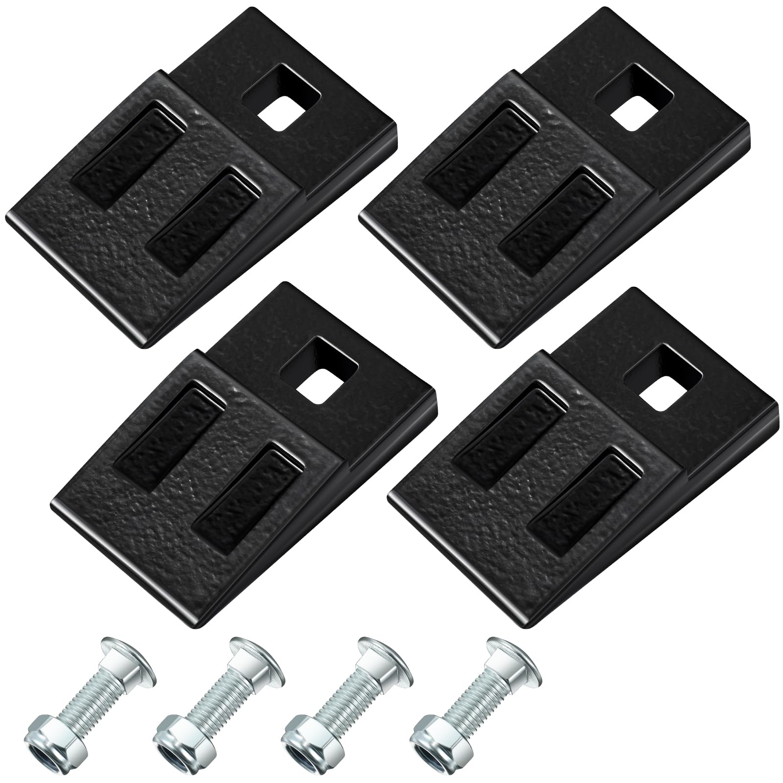 2 Pack Auger Cutting Edge, Square Hole Teeth for 3 Point Post Hole Digger