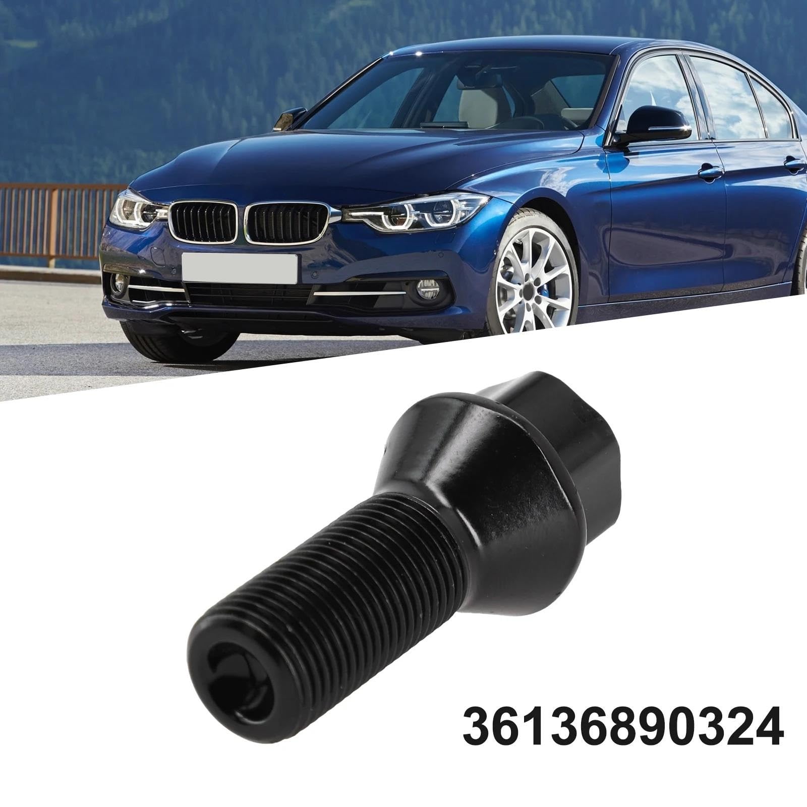 Bulloni Ruota Frankberg M14 X 1,25 - 20 Pezzi, Compatibili Con BMW Serie 1,2,3,4,5,6,7,8, X3,X4,X5,X6, I3, I8, Mini