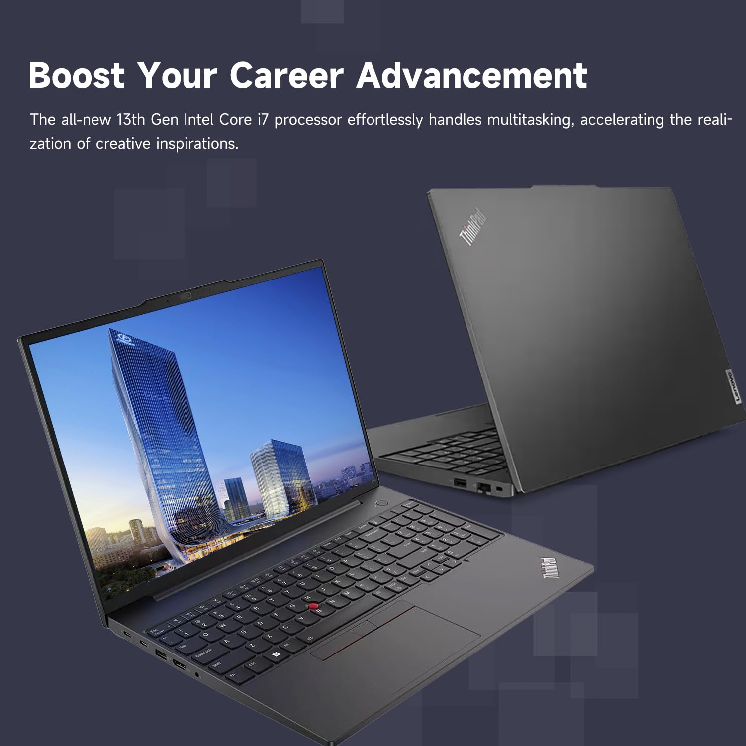 Lenovo ThinkPad E16 Business Laptop, 16" FHD+ Touchscreen, Intel Core i7-1355U, 40GB RAM, 1TB SSD, Fingerprint, Backlit, HDMI, Wi-Fi 6, Windows 11 Pro, Bundle with Targus USB-C 100W Docking Station